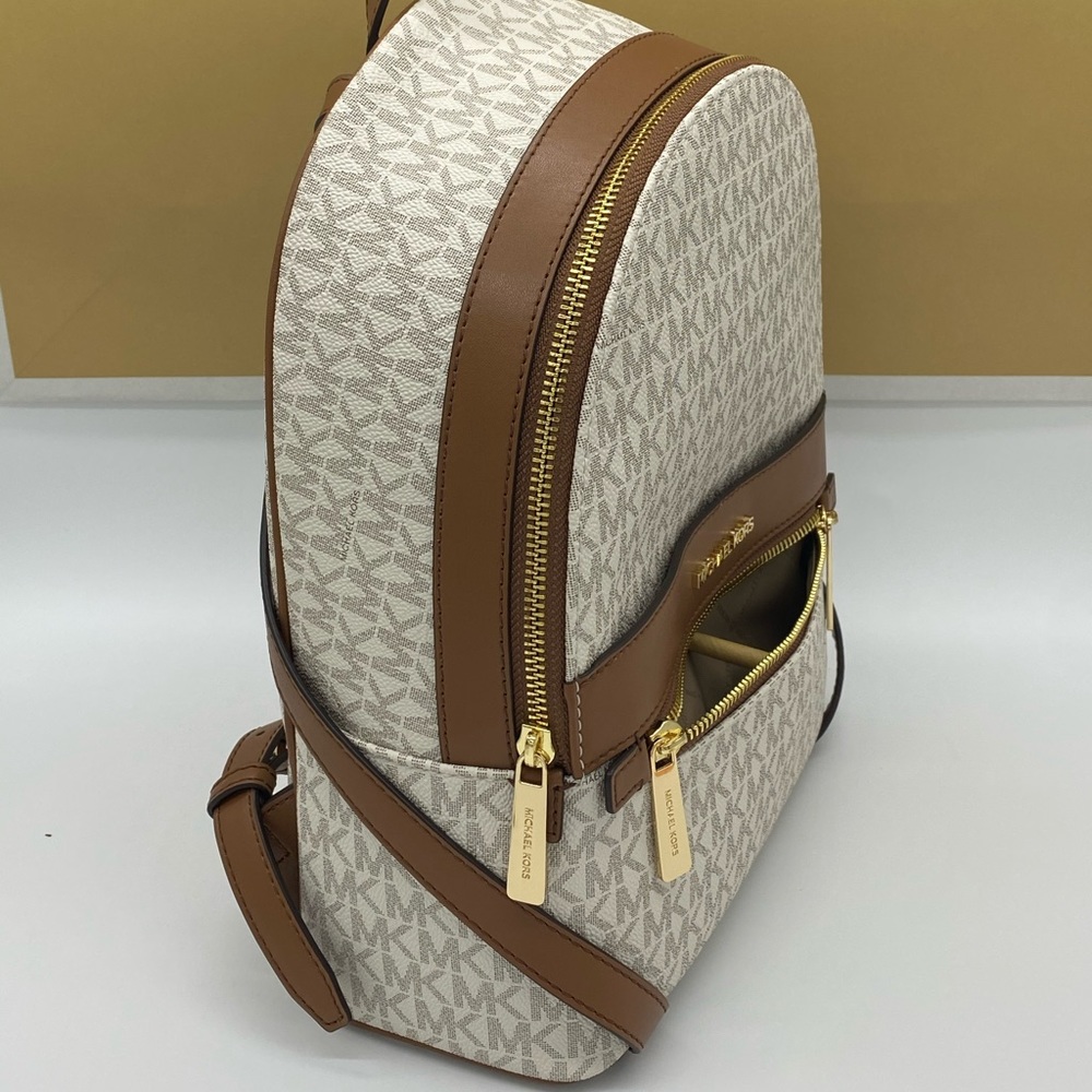 MICHAEL KORS KENLY MEDIUM BACKPACK VANILLA - Picture 8 of 16